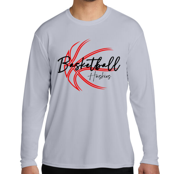 Huskies Basketball 1 - Long Sleeve Performance Tee Thumbnail
