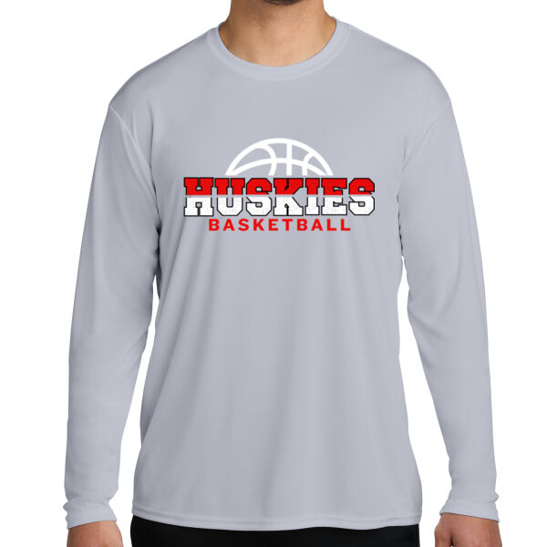 Huskies Basketball 2 - Long Sleeve Performance Tee Thumbnail