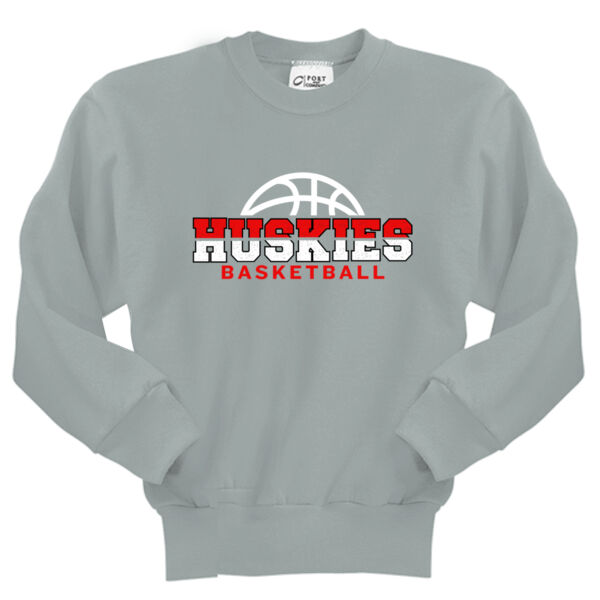 Huskies Basketball 2 - Youth Core Fleece Crewneck Sweatshirt Thumbnail