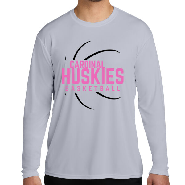 Huskies Basketball 3 - Long Sleeve Performance Tee Thumbnail