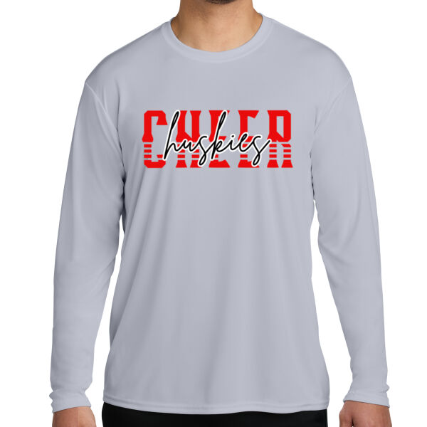 Huskies Cheer - Long Sleeve Performance Tee Thumbnail