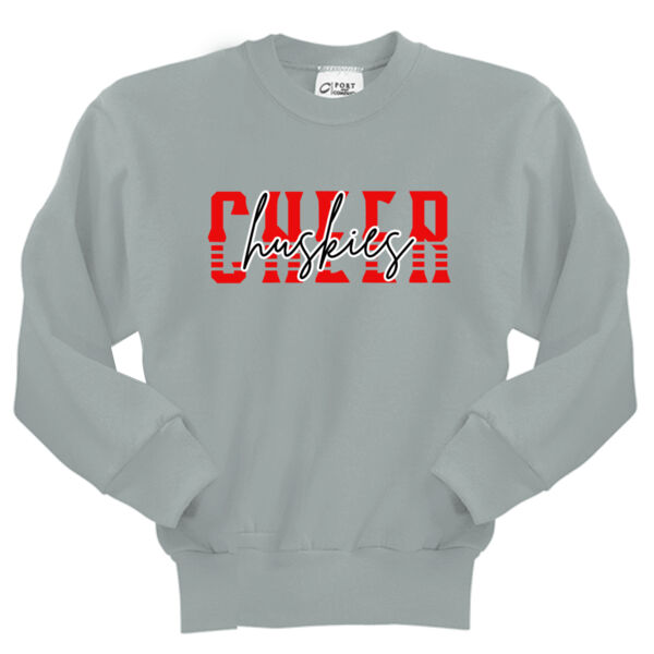 Huskies Cheer - Youth Core Fleece Crewneck Sweatshirt Thumbnail