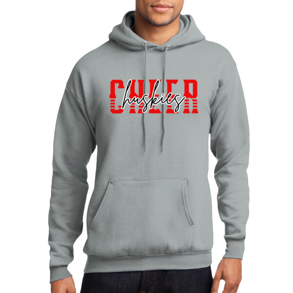 Huskies Cheer - Core Fleece Pullover Hooded Sweatshirt Thumbnail