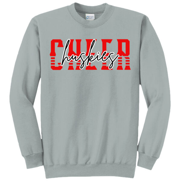 Huskies Cheer - Core Fleece Crewneck Sweatshirt Thumbnail
