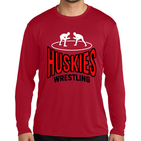 Huskies Wrestling - Long Sleeve Performance Tee Thumbnail
