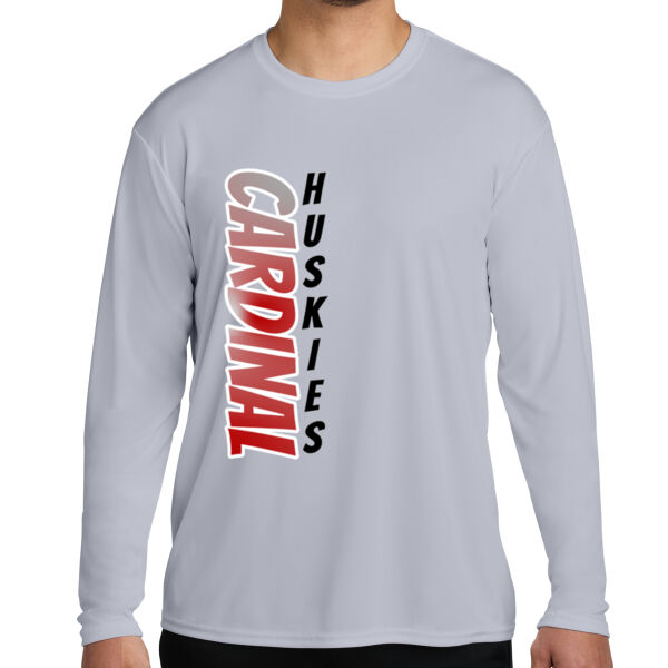 Cardinal Huskies - Long Sleeve Performance Tee Thumbnail