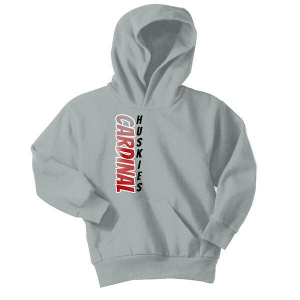 Cardinal Huskies - Youth Core Fleece Pullover Hooded Sweatshirt Thumbnail