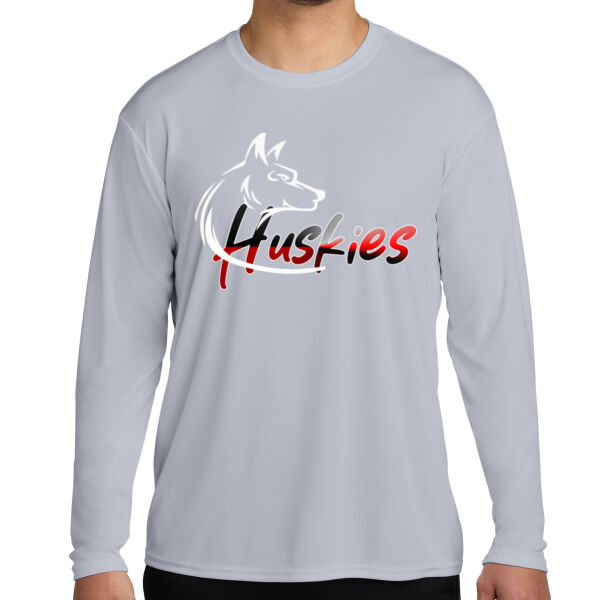 Cardinal Huskies 2 - Long Sleeve Performance Tee Thumbnail