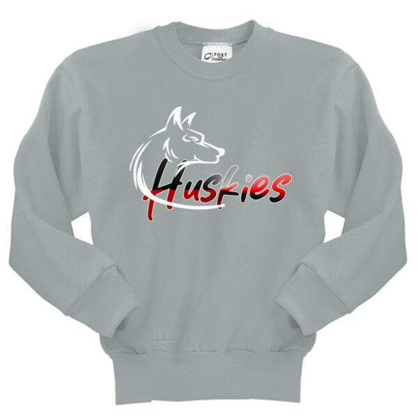 Cardinal Huskies 2 - Youth Core Fleece Crewneck Sweatshirt Thumbnail