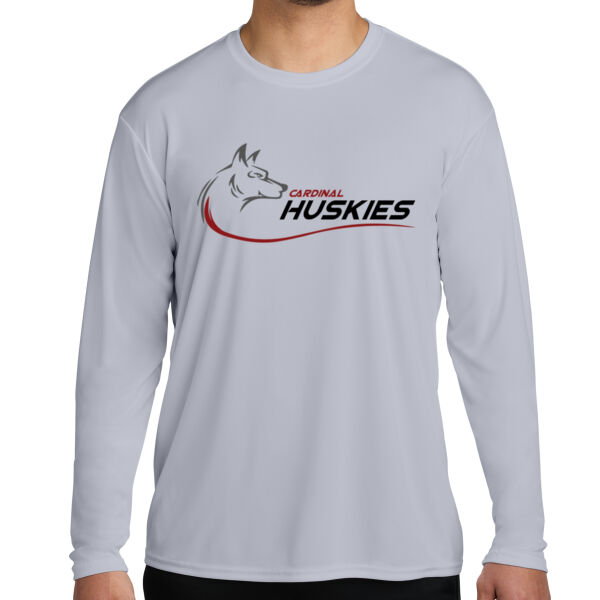 Cardinal Huskies 3 - Long Sleeve Performance Tee Thumbnail