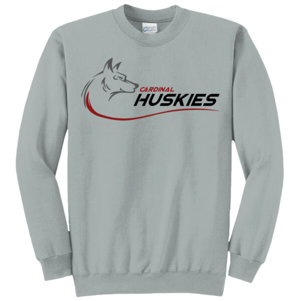 Cardinal Huskies 3 - Core Fleece Crewneck Sweatshirt Thumbnail